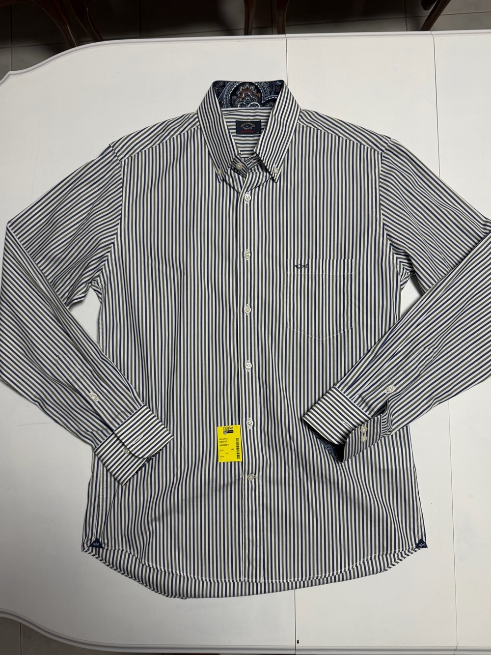 New! Paul & Shark crisp striped shirt